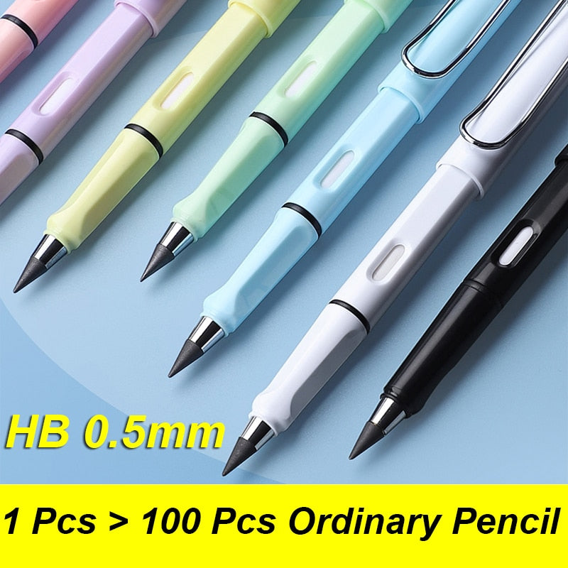 Eternal Pencil Unlimited Writing No Ink Pen Pencils For Writing Art Sketch Stationery Kawaii Pen School Supplies