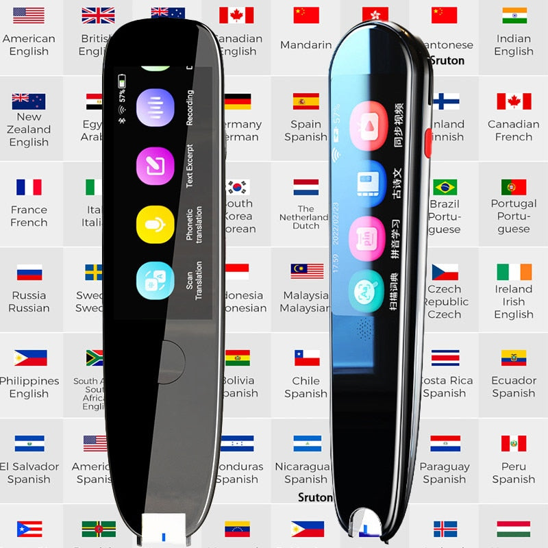 Scan Reader Pen X2/X3 Translatorand Reading Pen for Dyslexia Autismo Smart Voice Scan Translator Pen Traduzione in 112 lingue